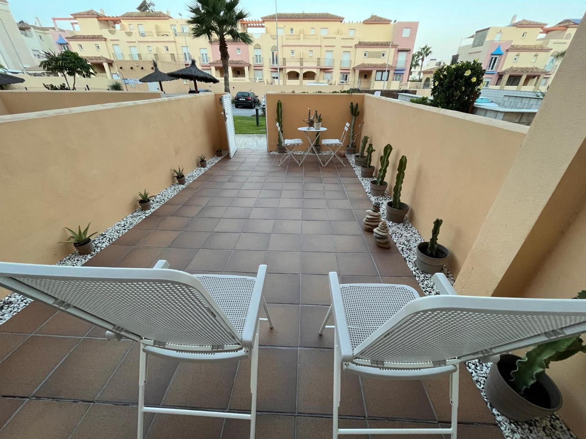 Los Lances Tarifa - Piscina Y Patio 外观 照片