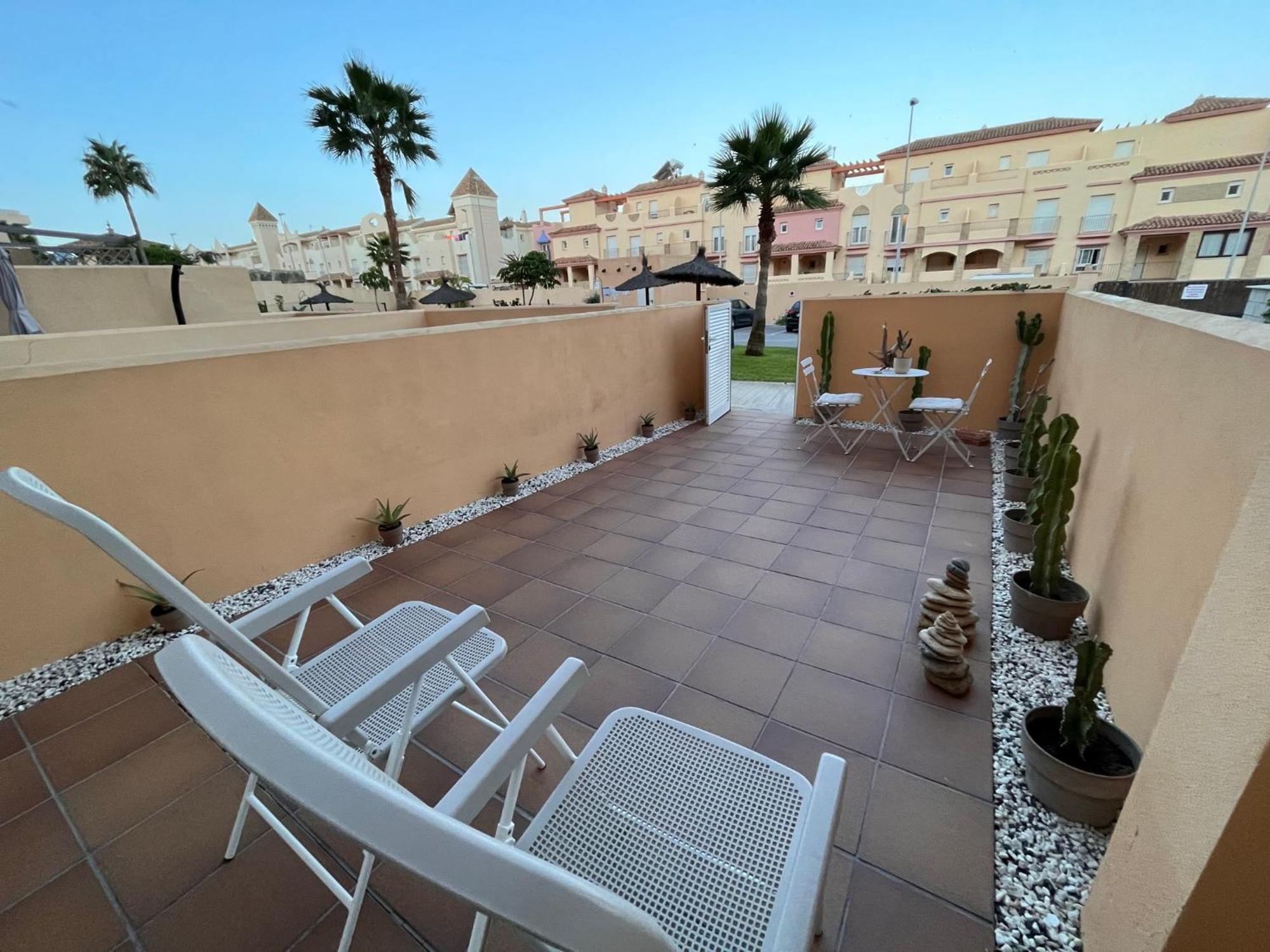 Los Lances Tarifa - Piscina Y Patio 外观 照片